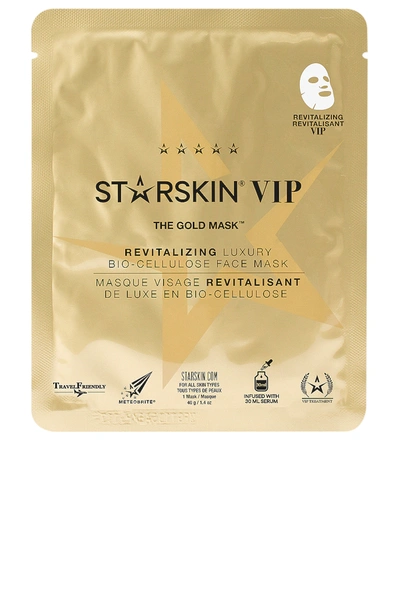 Starskin Vip The Gold Bio-cellulose Second Skin Face Mask In N,a