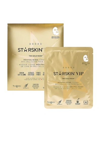 Starskin Vip The Gold Bio-cellulose Second Skin Face Mask In N,a