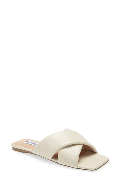 Shop Steve Madden Mayra Slide Sandal In Bone