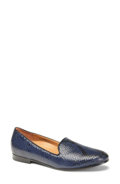 Shop Vionic Willa Loafer In Navy Leather