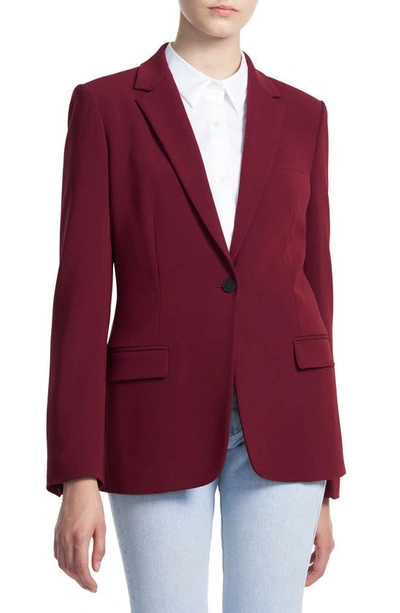 Shop Theory Classic Staple Blazer In Currant - N01