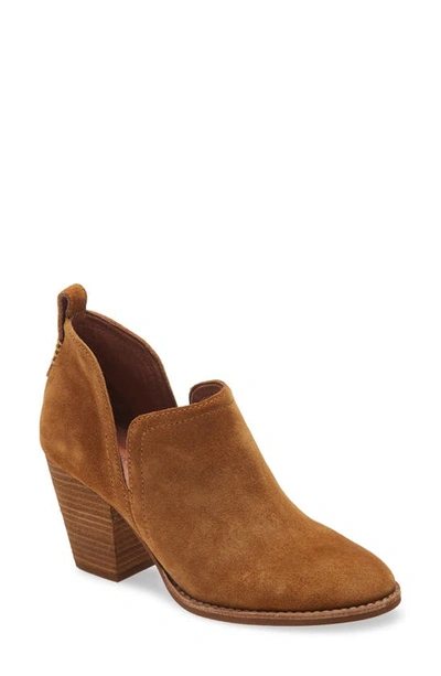 Shop Jeffrey Campbell Rosalee Bootie In Tan Suede