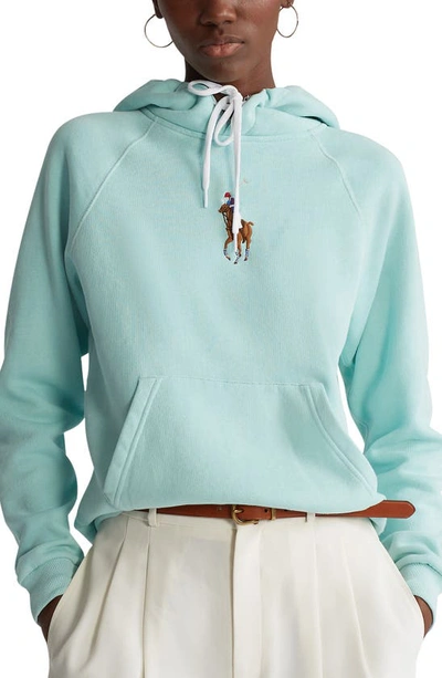 Shop Polo Ralph Lauren Seasonal Hoodie In Parakeet