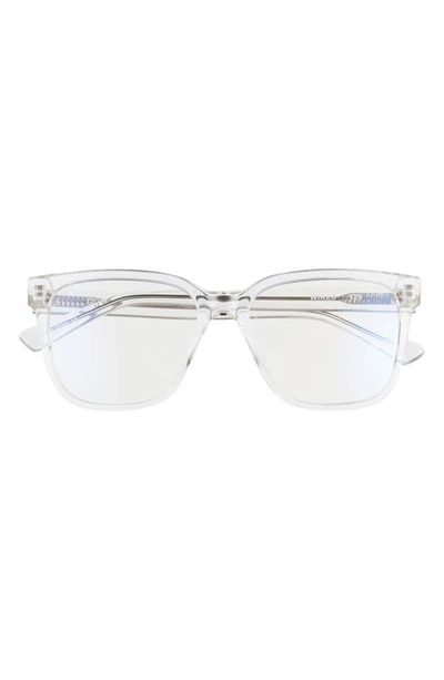 Shop Quay Wired 50mm Blue Light Filtering Glasses In Clear/ Clear Blue Light