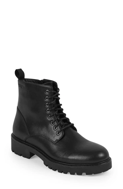 Shop Vagabond Shoemakers Kenova Lace-up Boot In Black Leather