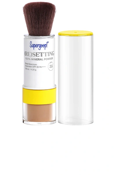 Shop Supergoop (re)setting 100% Mineral Powder Spf 35 In Deep