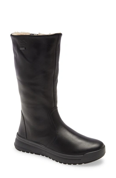 Shop Ara Ashbury Gore-tex® Waterproof Boot In Black Suede