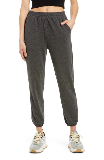 Shop All In Favor French Terry Joggers In Charcoal