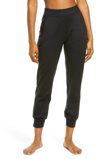 Shop Sweaty Betty Gary Yoga Trousers In Black/ Black