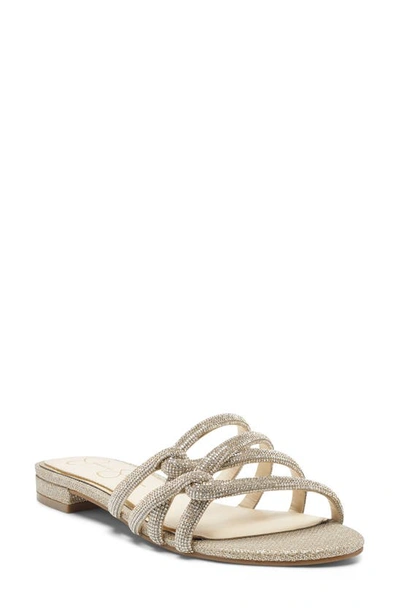 Shop Jessica Simpson Aixel Slide Sandal In Cosmo Gold