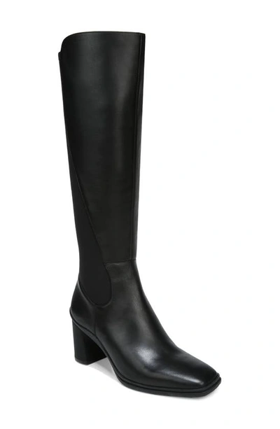 Shop Naturalizer Axel Waterproof Knee High Boot In Black Leather