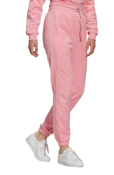 Shop Adidas Originals Slim Joggers In Light Pink