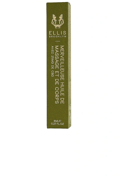 Shop Ellis Brooklyn Marvelous Cbd Massage And Body Oil Rollerball In N,a