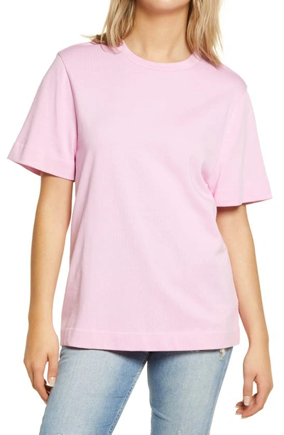 Shop Grey Lab Crewneck T-shirt In Pink