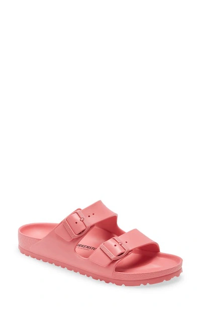 Shop Birkenstock Essentials Arizona Waterproof Slide Sandal In Watermelon Rubber