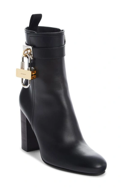 Shop Givenchy Lock Bootie In Black
