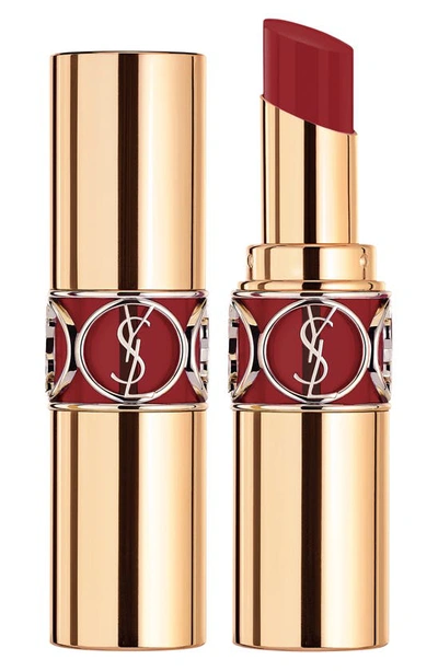 Shop Saint Laurent Rouge Volupté Shine Oil-in-stick Lipstick Balm In Burnt Suede