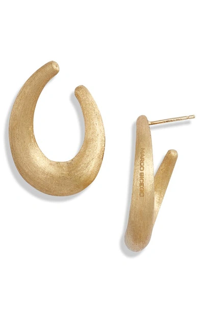 Shop Marco Bicego Lucia 18k Yellow Gold Medium Loop Wrap Earrings