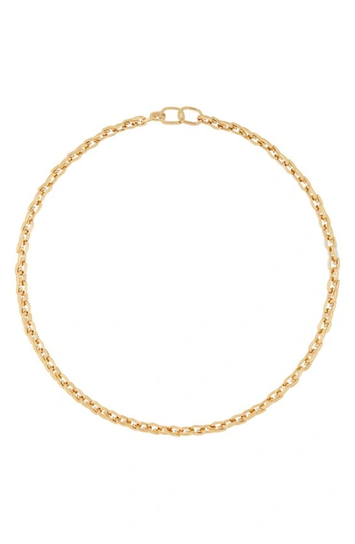 Shop Givenchy G-link Necklace In 710-gold Yellow