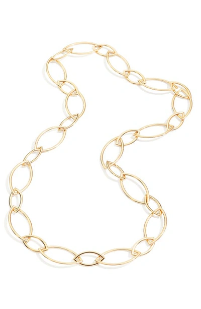 Shop Vhernier Pop Chain Necklace In Rose Gold