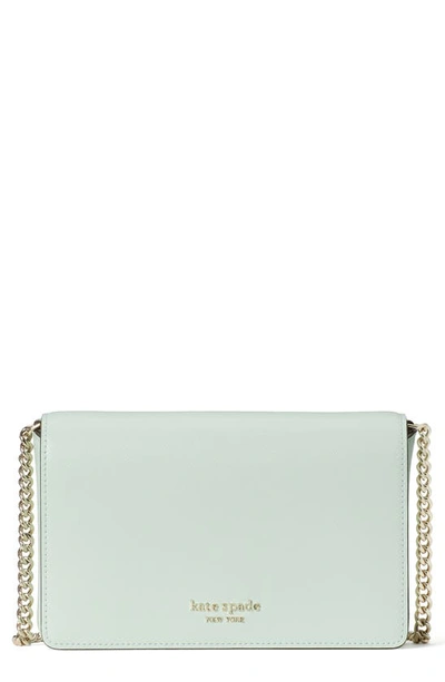 Shop Kate Spade Spencer Chain Wallet In Crystal Blue