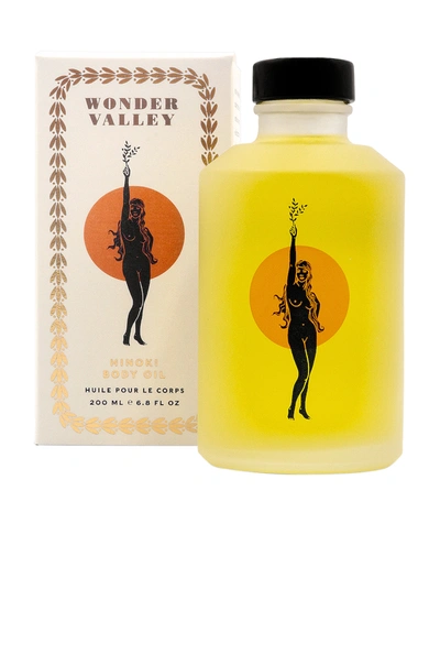 Shop Wonder Valley Hinoki Body Oil In N,a