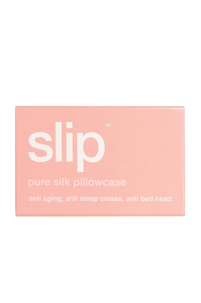 Slip King Pure Silk Pillowcase In Pink