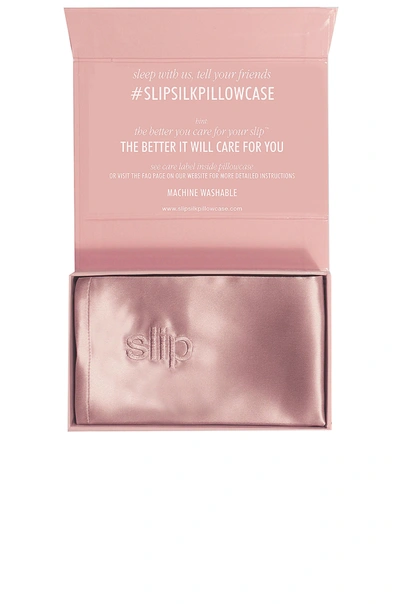 Slip King Pure Silk Pillowcase In Pink