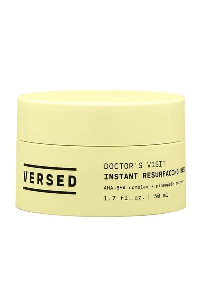 Shop Versed Doctor's Visit Instant Resurfacing Mask In N,a