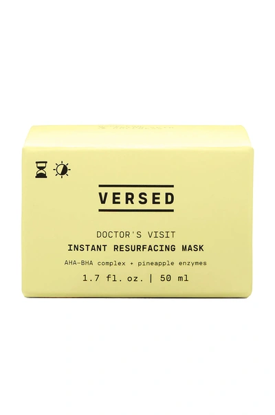 Shop Versed Doctor's Visit Instant Resurfacing Mask In N,a