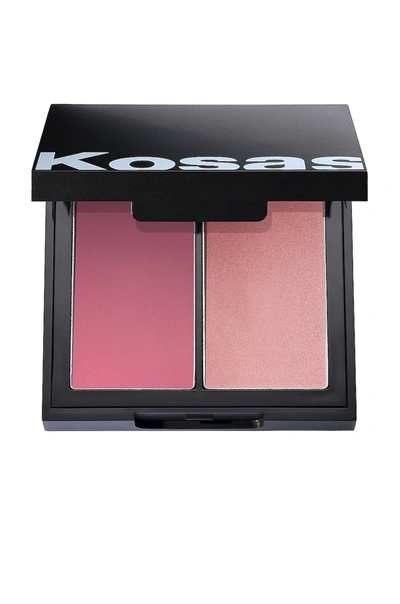 Kosas Color & Light: Crème Cream Blush & Highlighter Duo 8th Muse High Intensity 0.32 oz/ 9 G In 8th Muse High Intensity