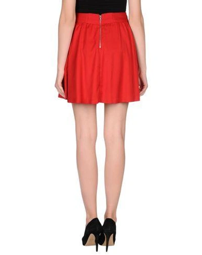 Shop Alice And Olivia Mini Skirt In Red