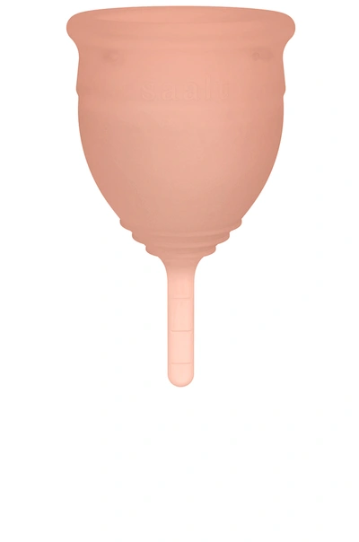 Shop Saalt Small Menstrual Soft Cup In Desert Blush