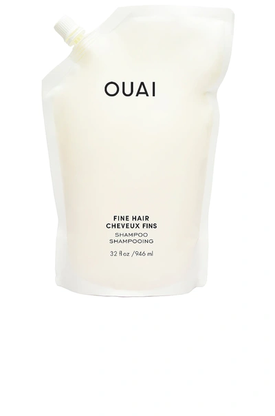 Shop Ouai Fine Shampoo Refill Pouch In N,a