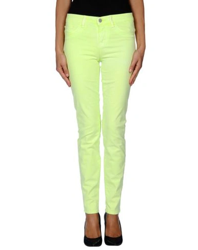 J Brand Casual Trouser In Acid Green