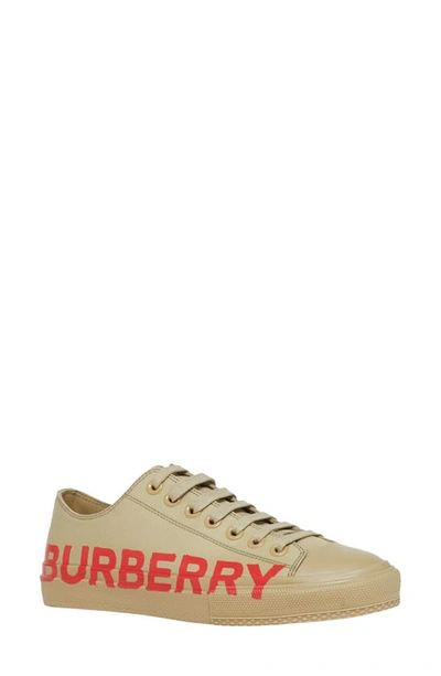 Burberry Larkhall Low Top Sneaker In Dark Honey | ModeSens