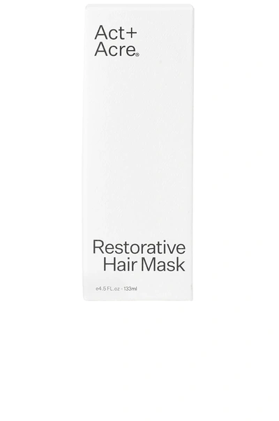 Act+acre Restorative Hair Mask, 133ml - One Size In N,a