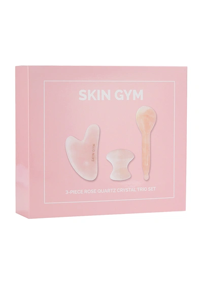 Shop Skin Gym Rose Quartz 3-piece Facial Set In N,a