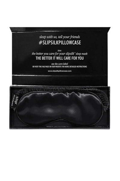 Shop Slip Pure Silk Sleep Mask In Black