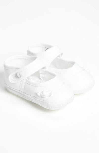 Little Things Mean A Lot Cotton Batiste Shoe In White