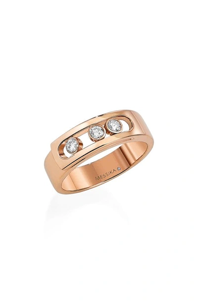 Messika Move Noa 18ct Pink-gold And Diamond Ring | ModeSens