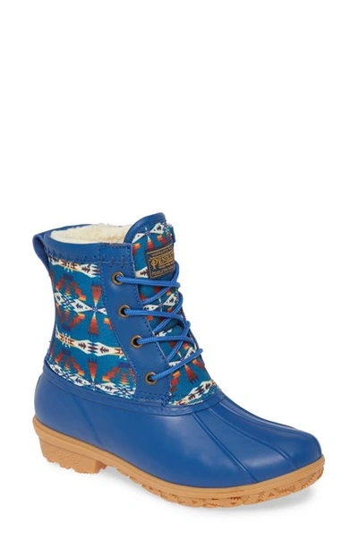 Shop Pendleton Tucson Duck Boot In Navy Rubber