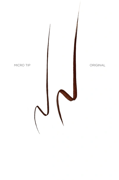 Stila Stay All Day® Dual-ended Waterproof Liquid Eye Liner Dark Brown 0.033 oz / 1 ml In Dark Brown