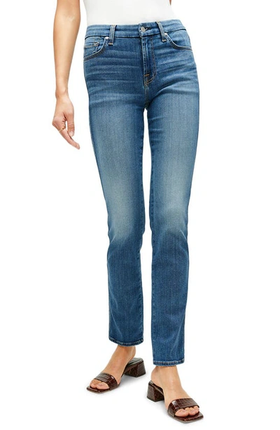 Shop Seven Kimmie Straight Leg Jeans In Silovstry