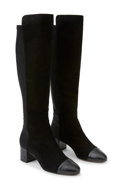 Shop Lafayette 148 Emilia Knee High Boot In Black