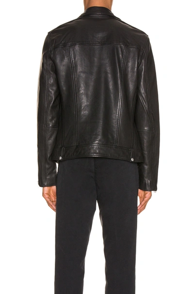 Shop Allsaints Milo Biker Jacket In Black