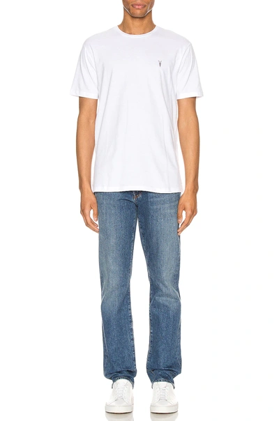 Shop Allsaints Brace Tonic Crew Tee In Optic White