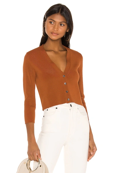 Shop Alexis Petal Top In Rust