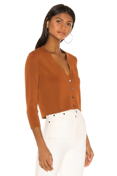 Shop Alexis Petal Top In Rust