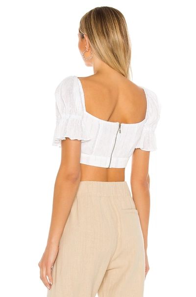 Shop Majorelle My Dearest Top In White Stripe